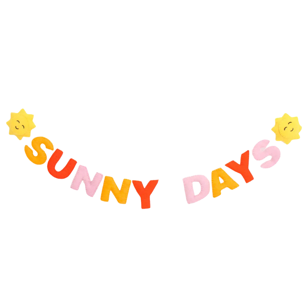 Sunny Days Felt Garland