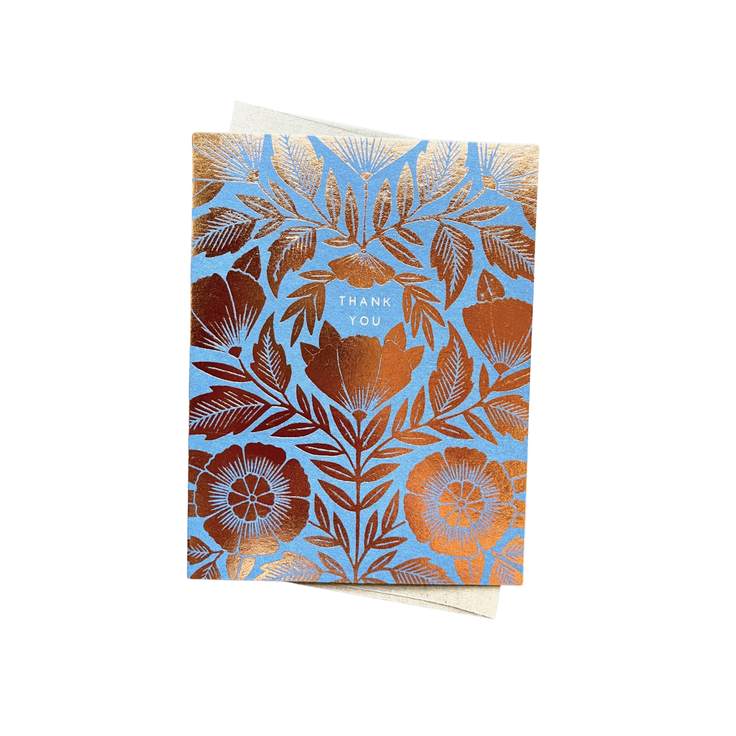 Thank You Foil Stamped Greeting Card FL32