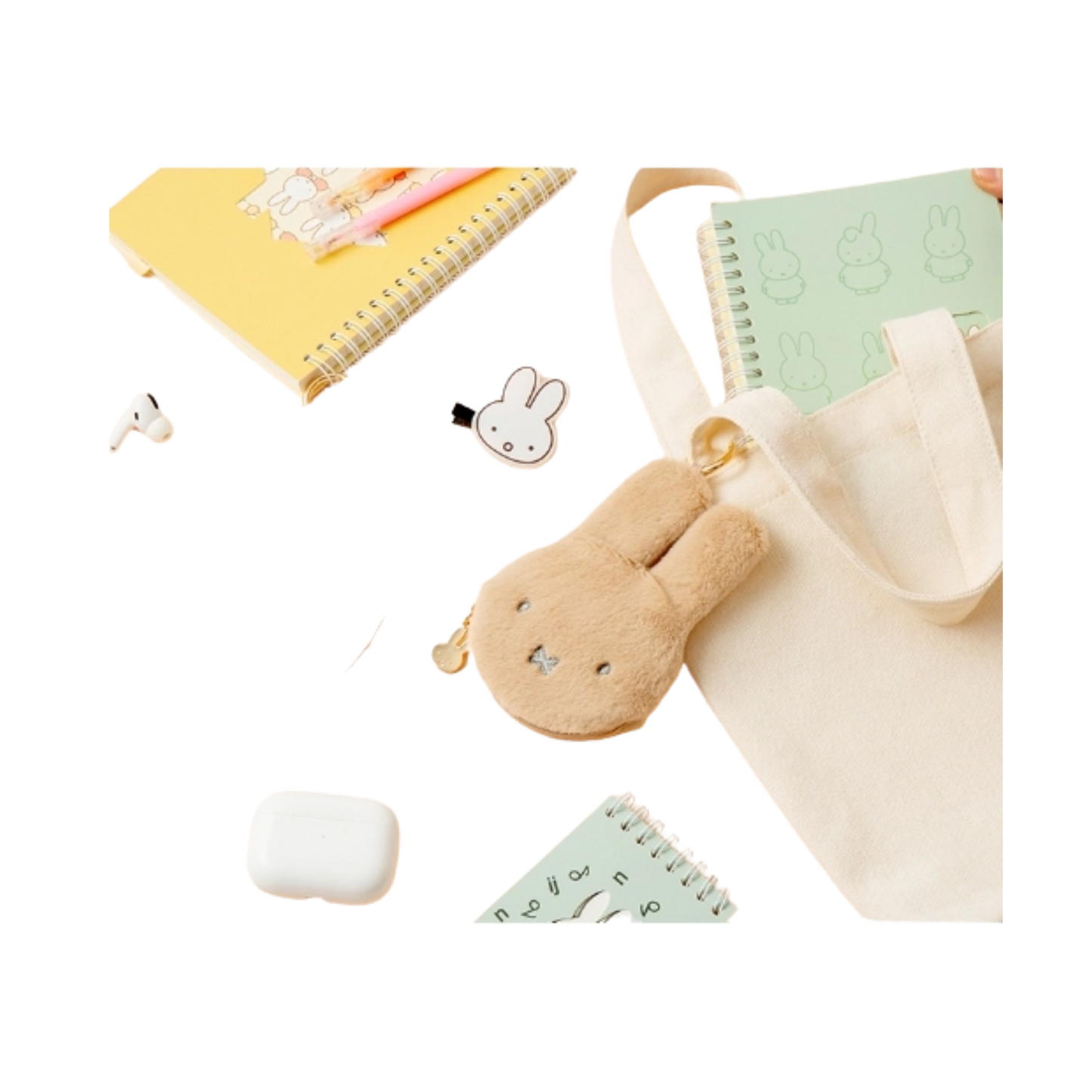 Miffy Slim Pouch Keychain, Bag Deco Charm