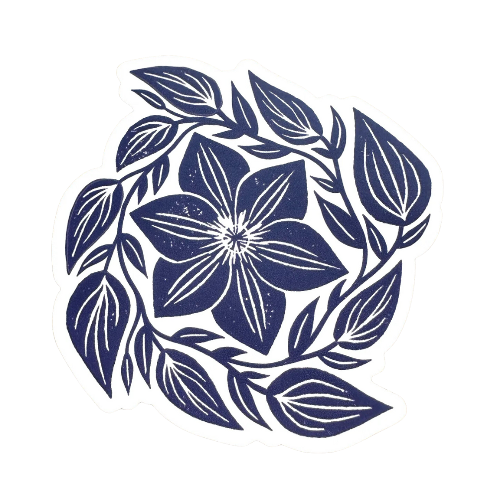 Clematis Vinyl Sticker