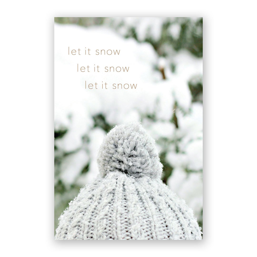 Let it Snow Holiday Greeting Card
