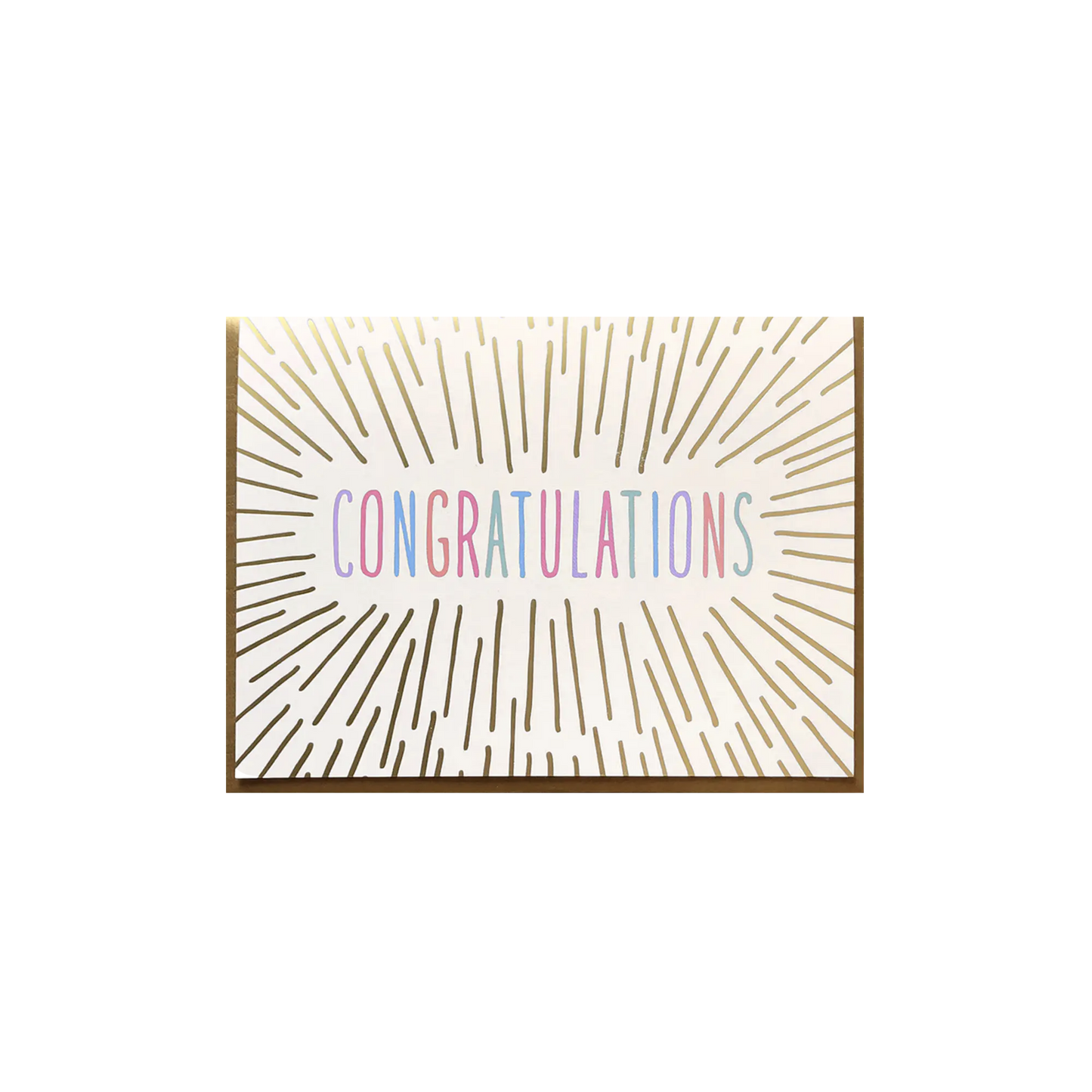 Congrats Beams Card