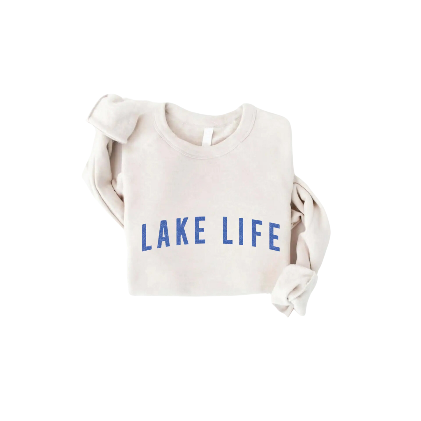 Lake Life Graphic Sweatshirt - Heather Dust