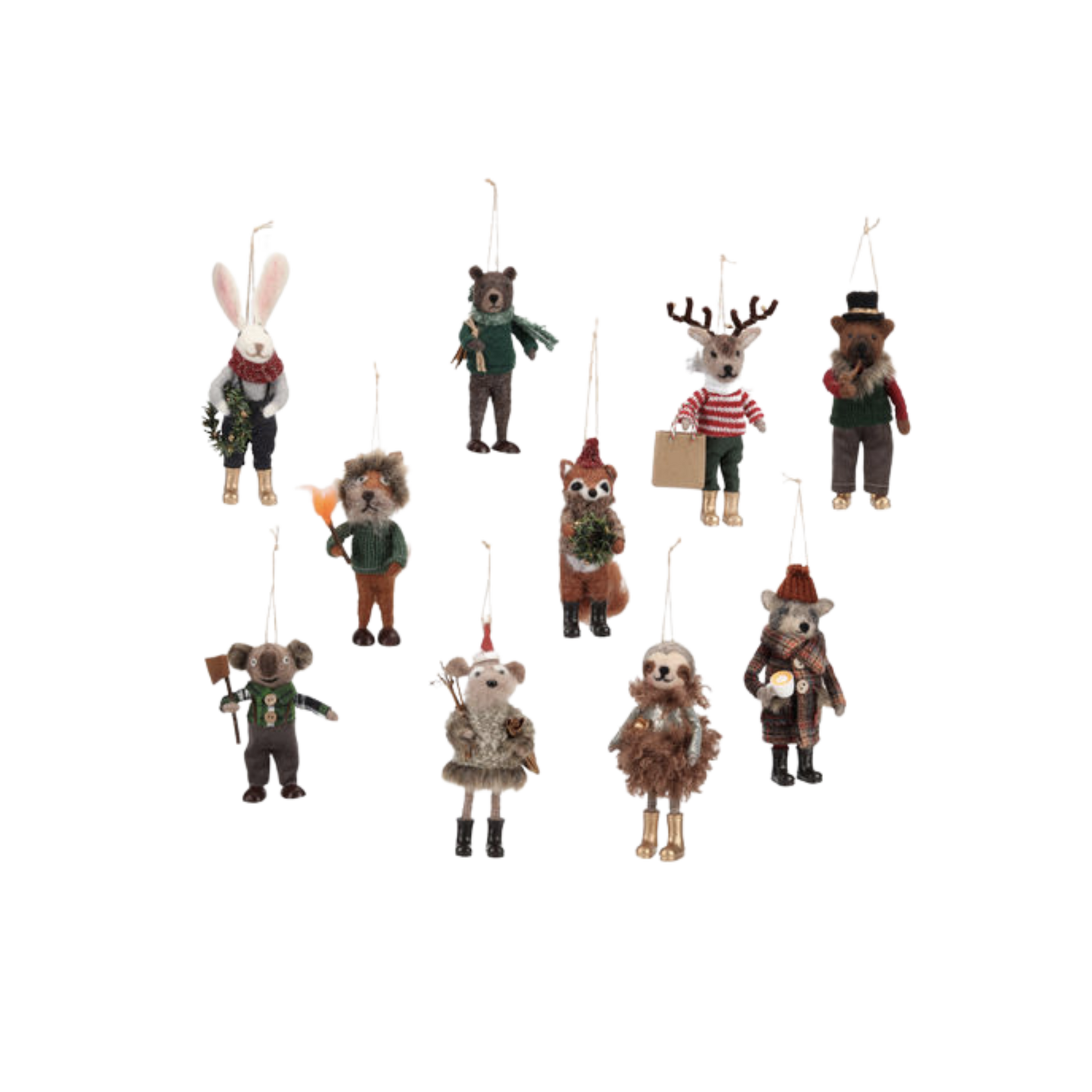 Woodland Animal Ornament