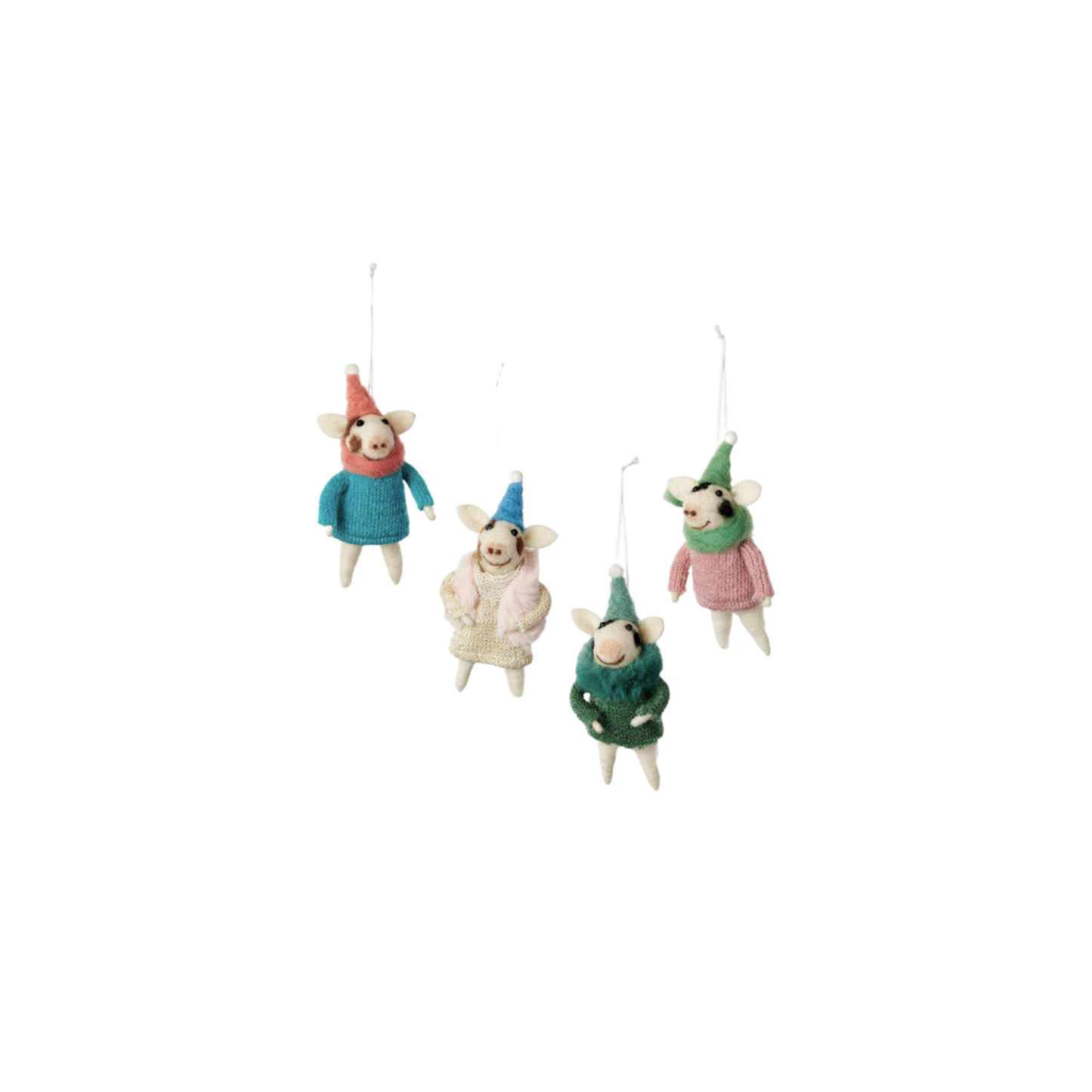 Costume Pigs Ornament