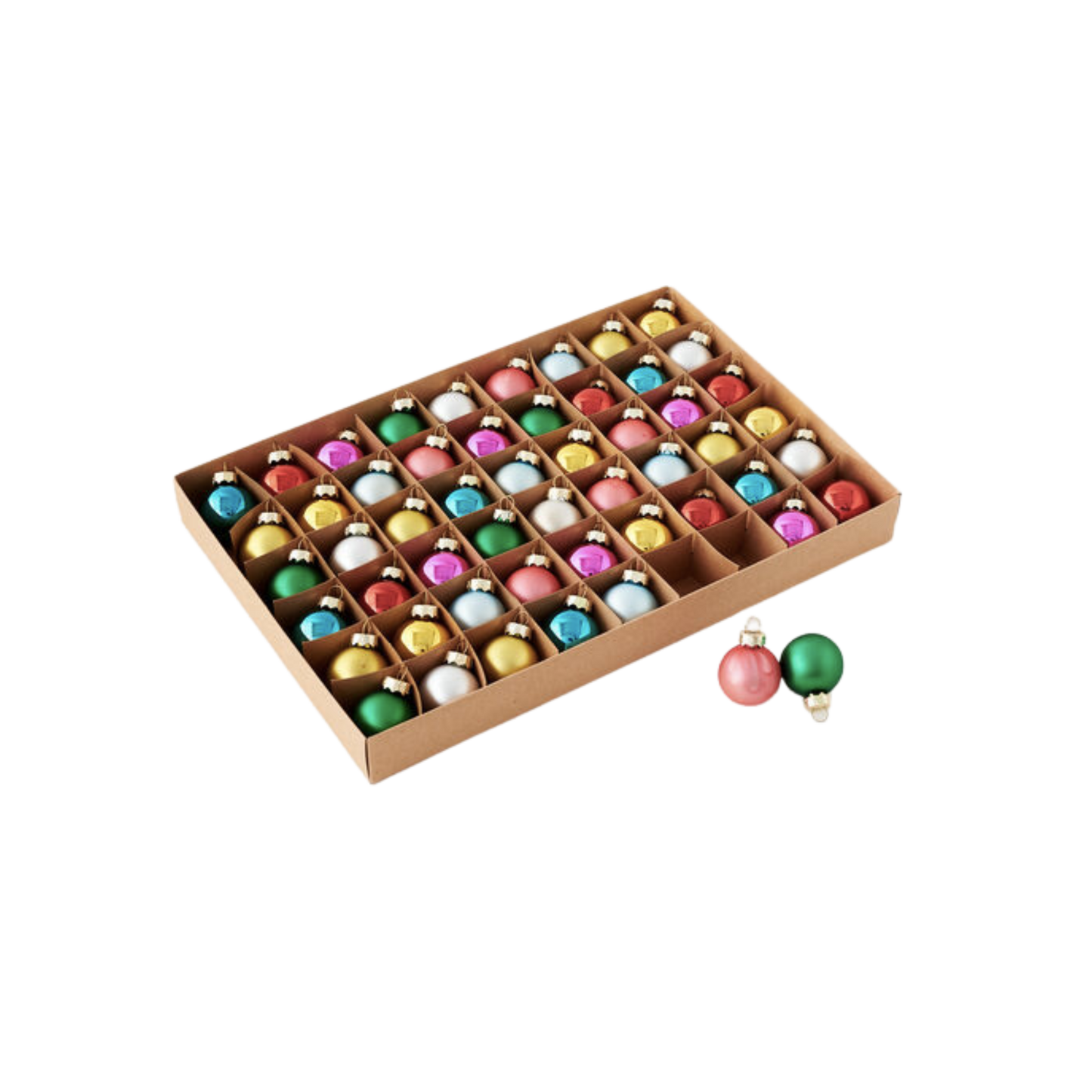 Mini Ball Ornament Set of 54