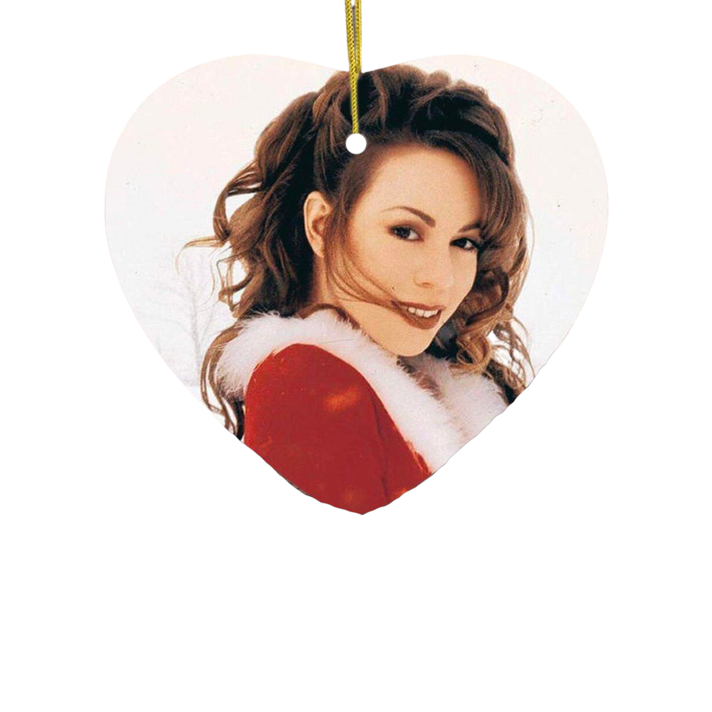 Vintage Mariah Carey Christmas Ornament, 1990s Classic