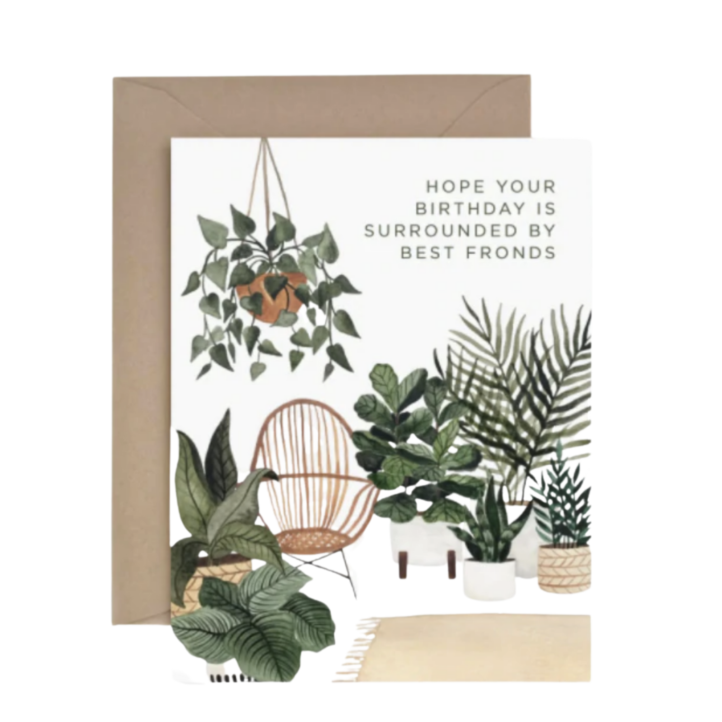Best Fronds Birthday Greeting Card