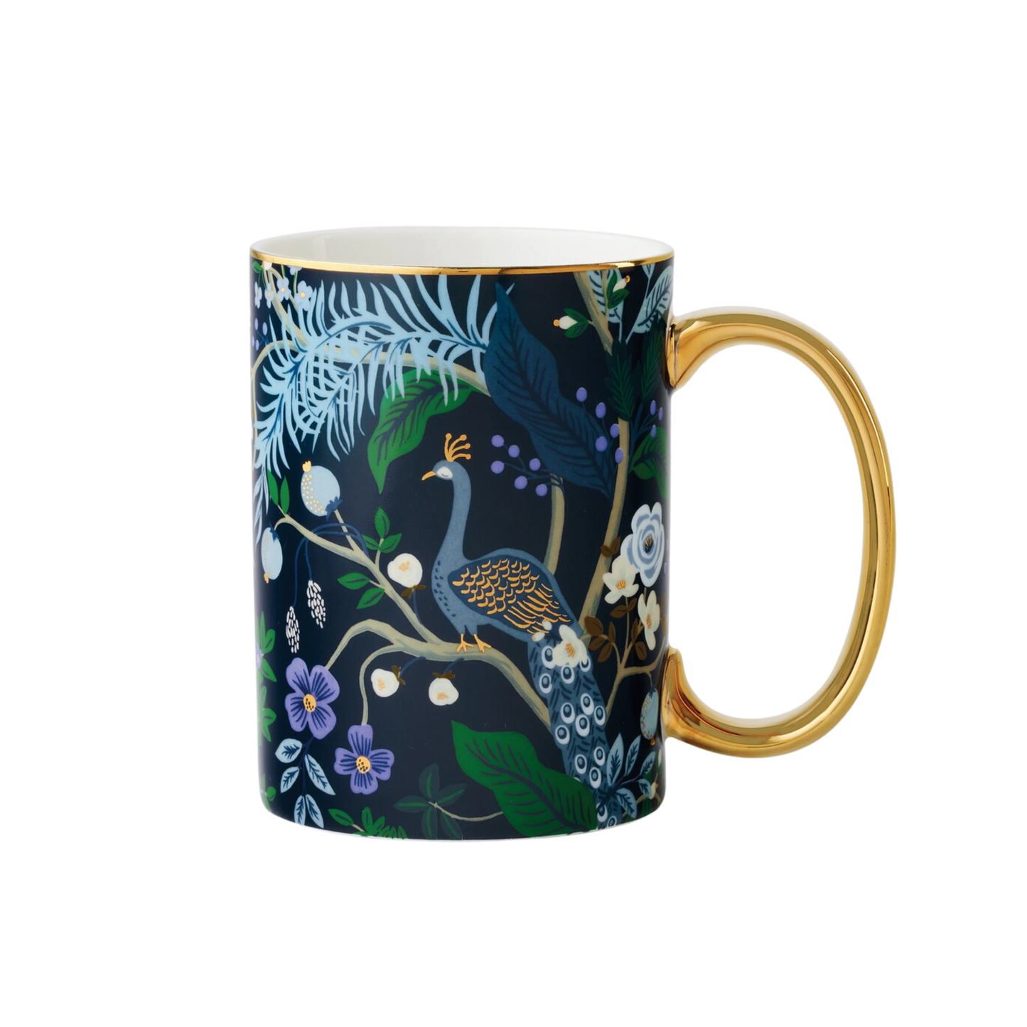 Peacock Porcelain Mug