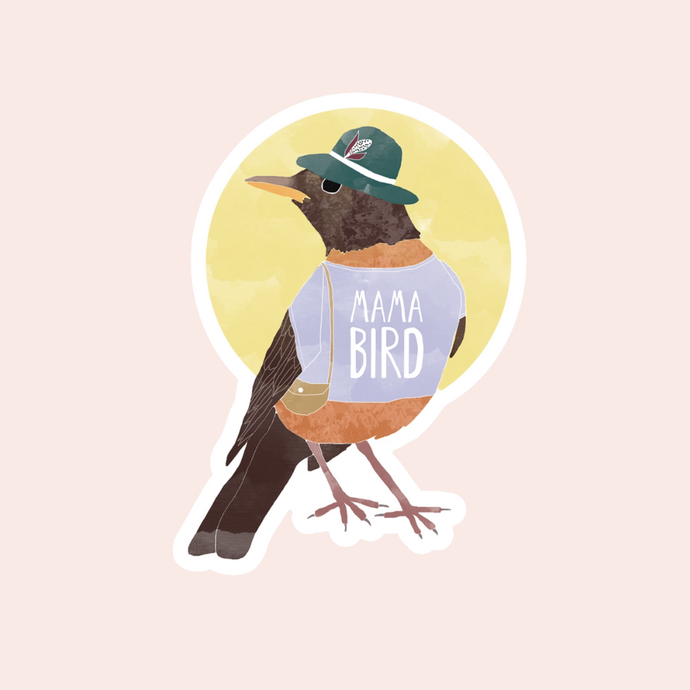 Mama Bird Sticker