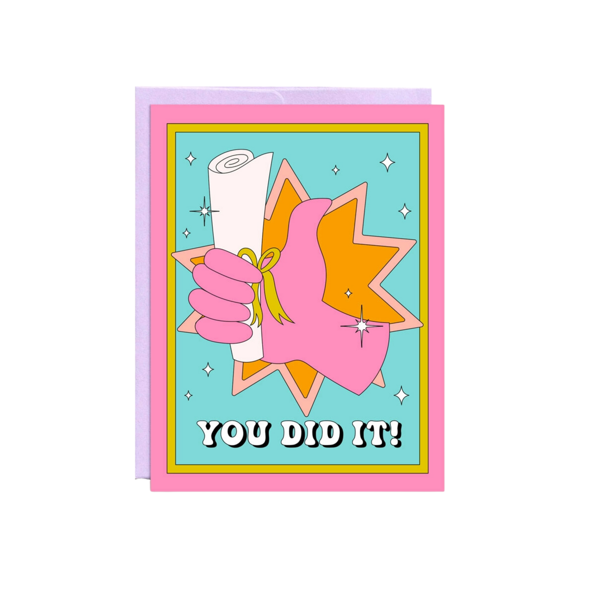 You Did It Diploma Graduation Card
