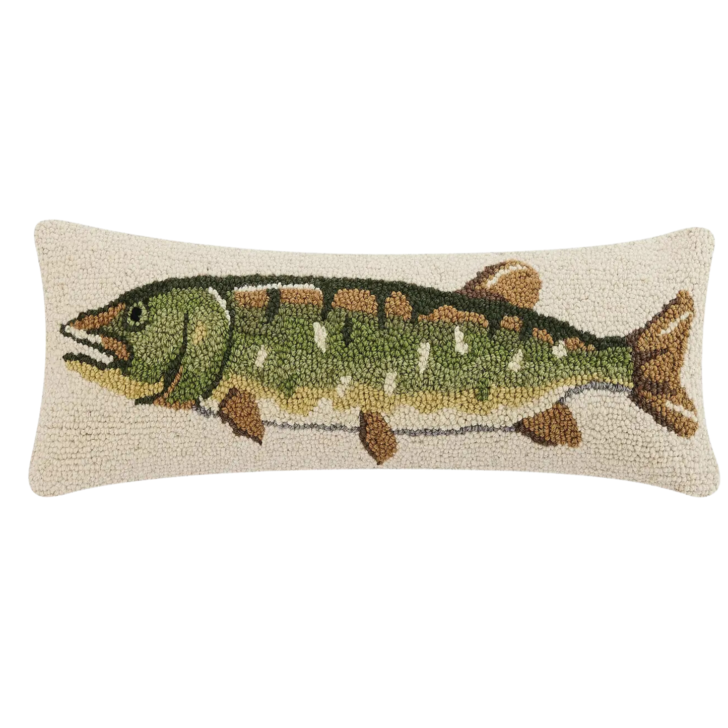 Northern Pike Fish Art Hook Pillow