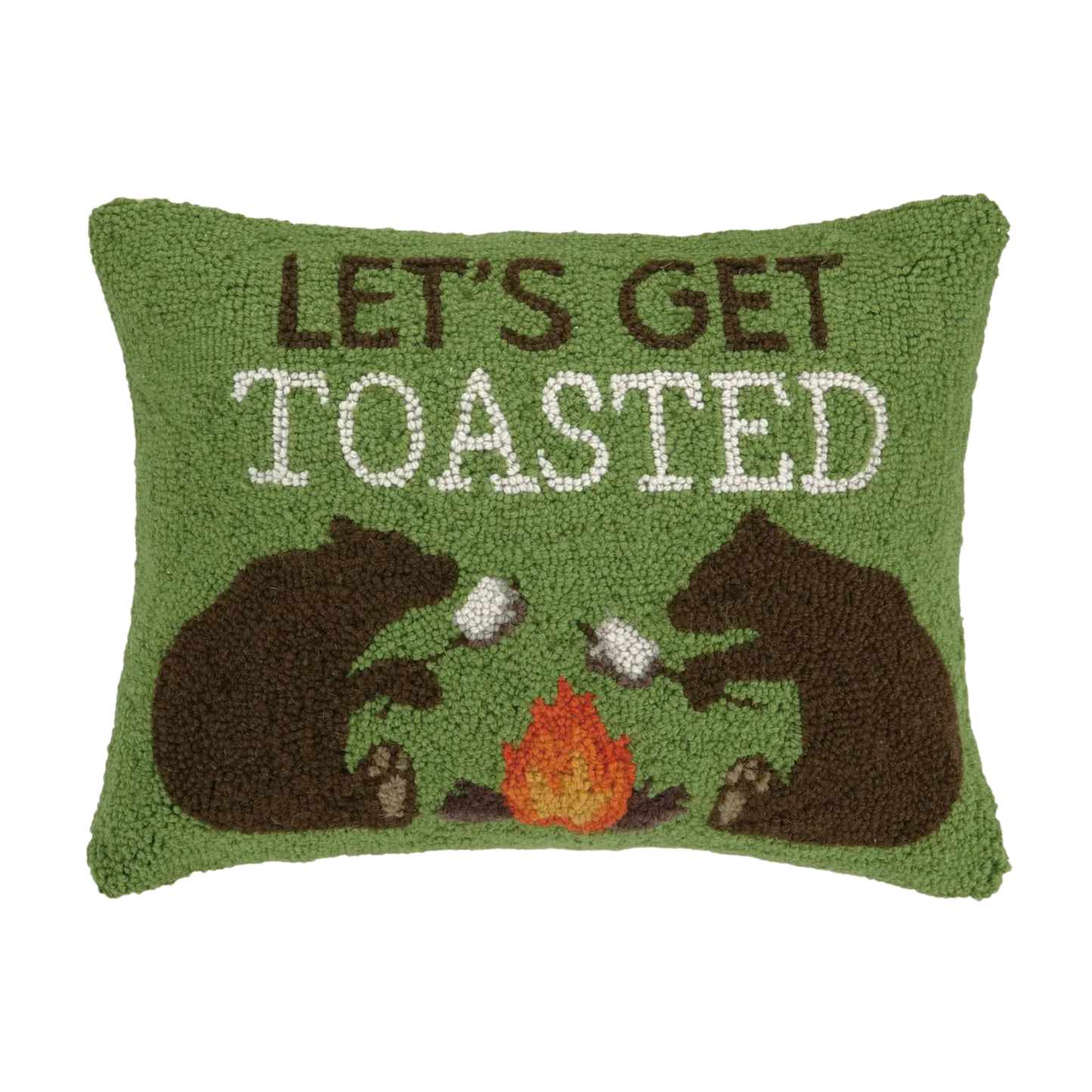 Let's Get Toasted Bear Hook Pillow