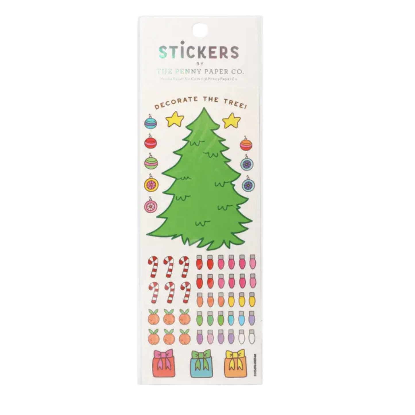 Decorate Your Own Christmas Tree Stickers