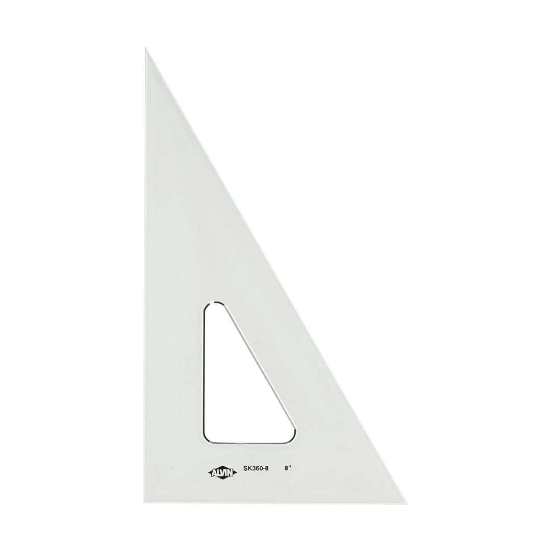Professional Drafting Triangle – Smoke Tint (30°/60°)