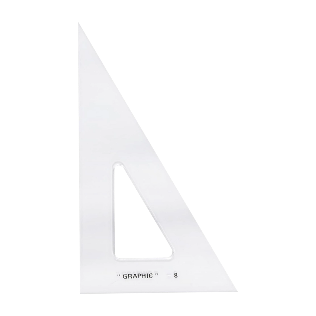 Scholastic Hand Held Drafting Triangles – 8"