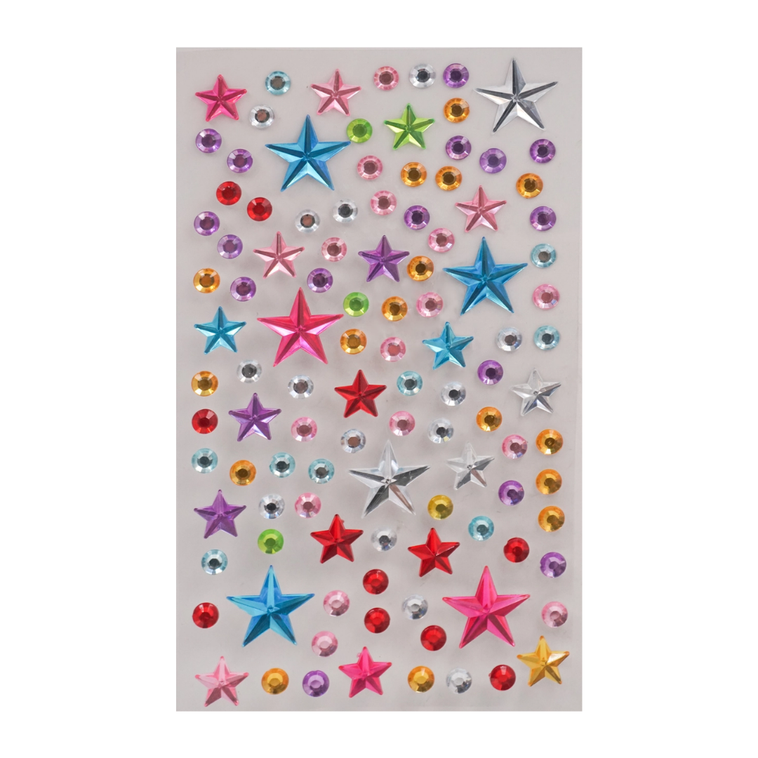 Rhinestone Sticker Sheet – Multi-Color