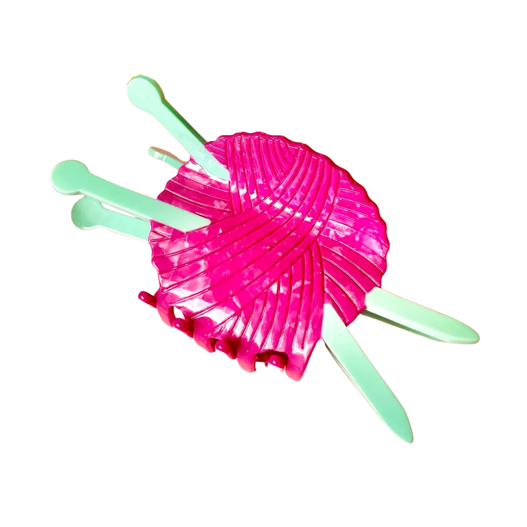 Knitting Needle Hair Claw