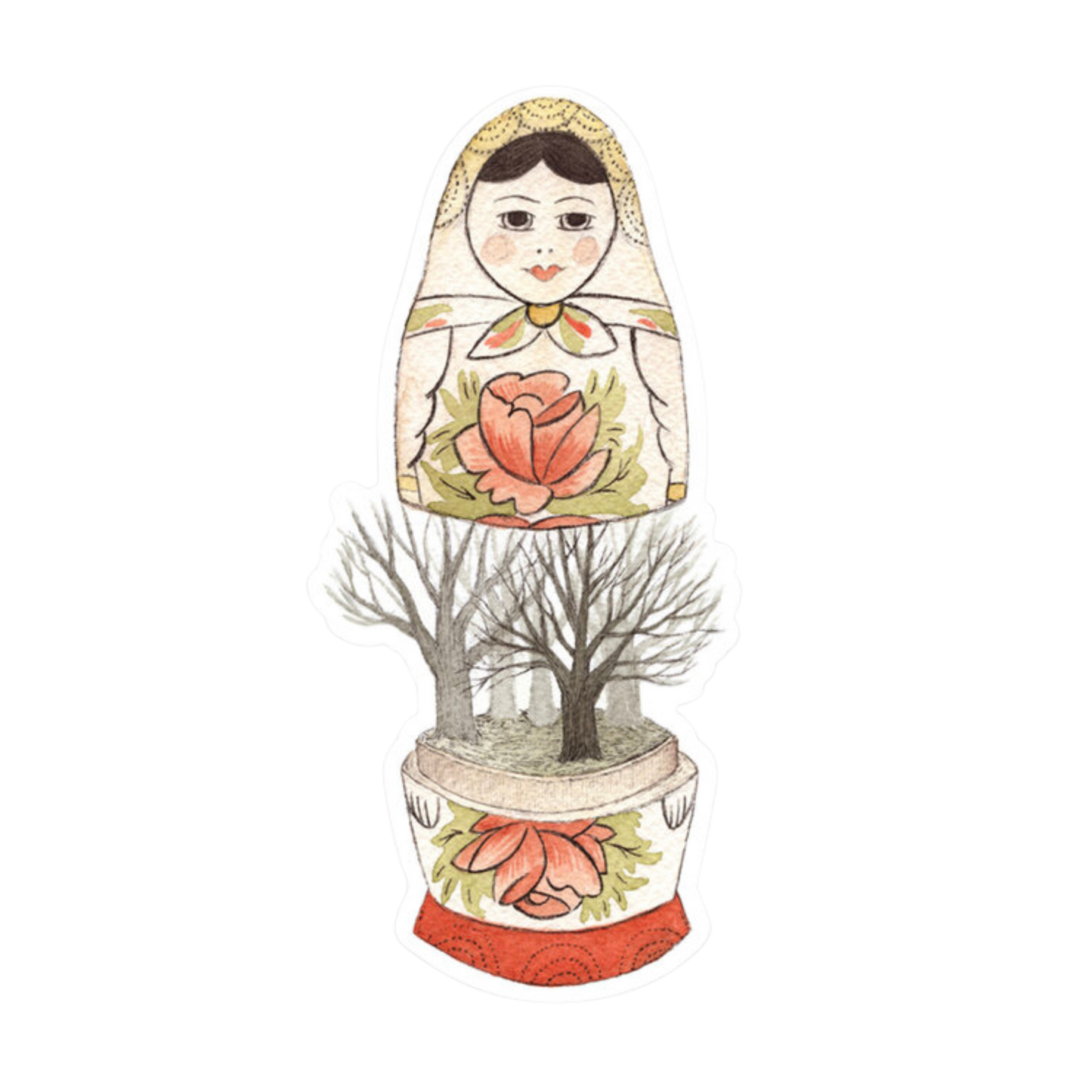 Nesting Doll Sticker