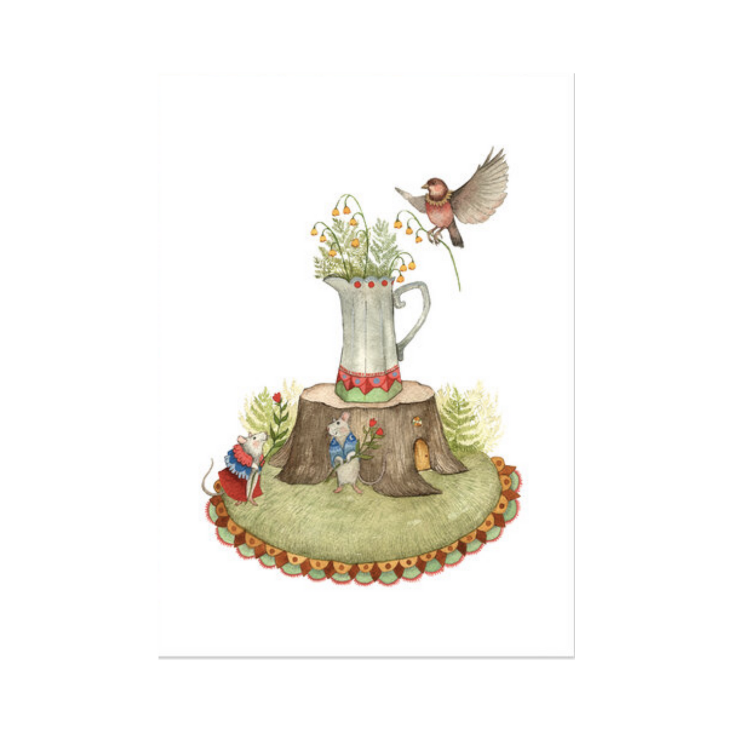 Woodland Garden: The Florists - Greeting Card