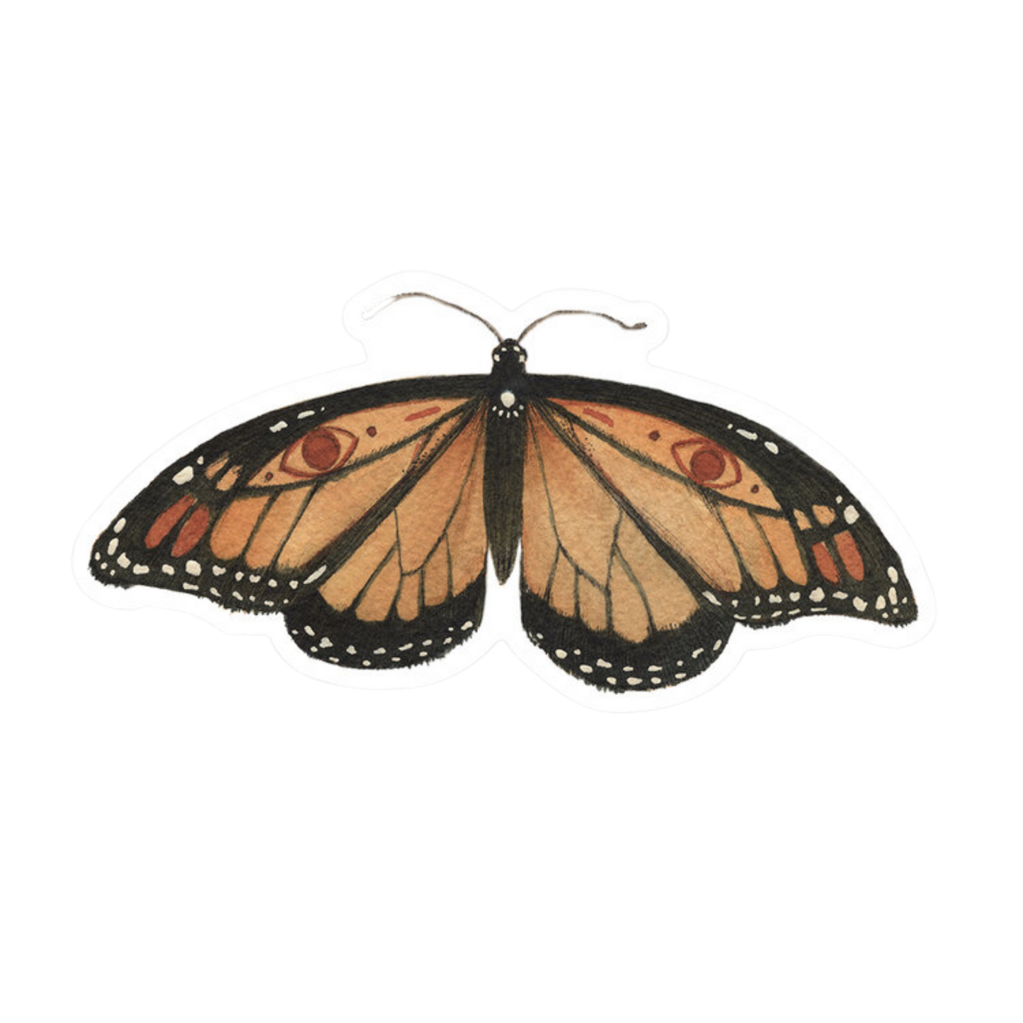 Monarch Butterfly Sticker