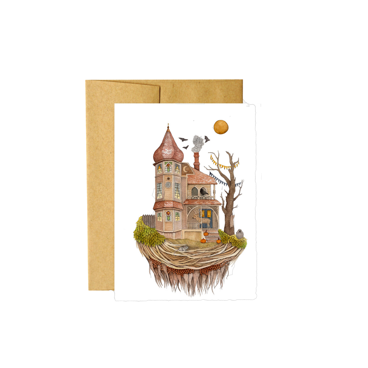 Haunted House Card