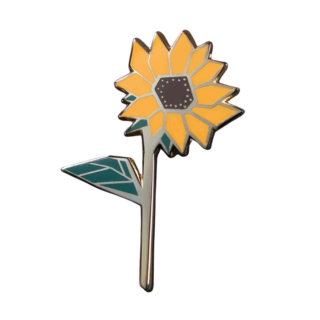 Sunflower Enamel Pin