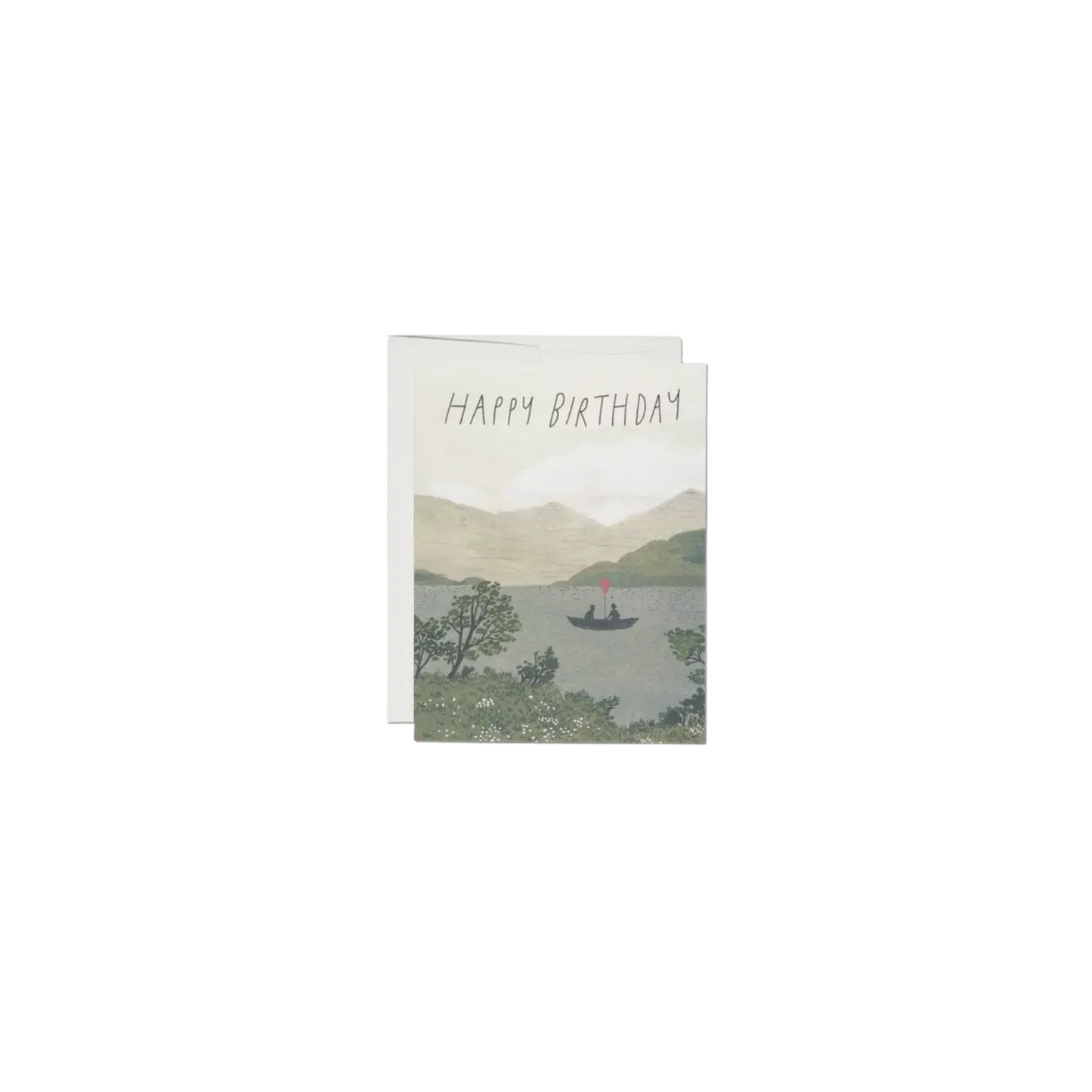 Canoe Birthday Greeting Card