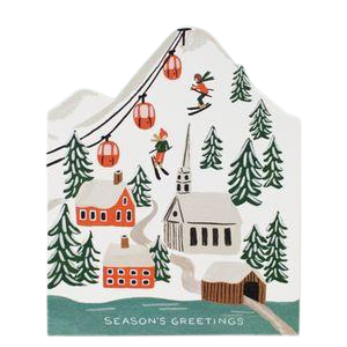 Holiday Snow Scene Card