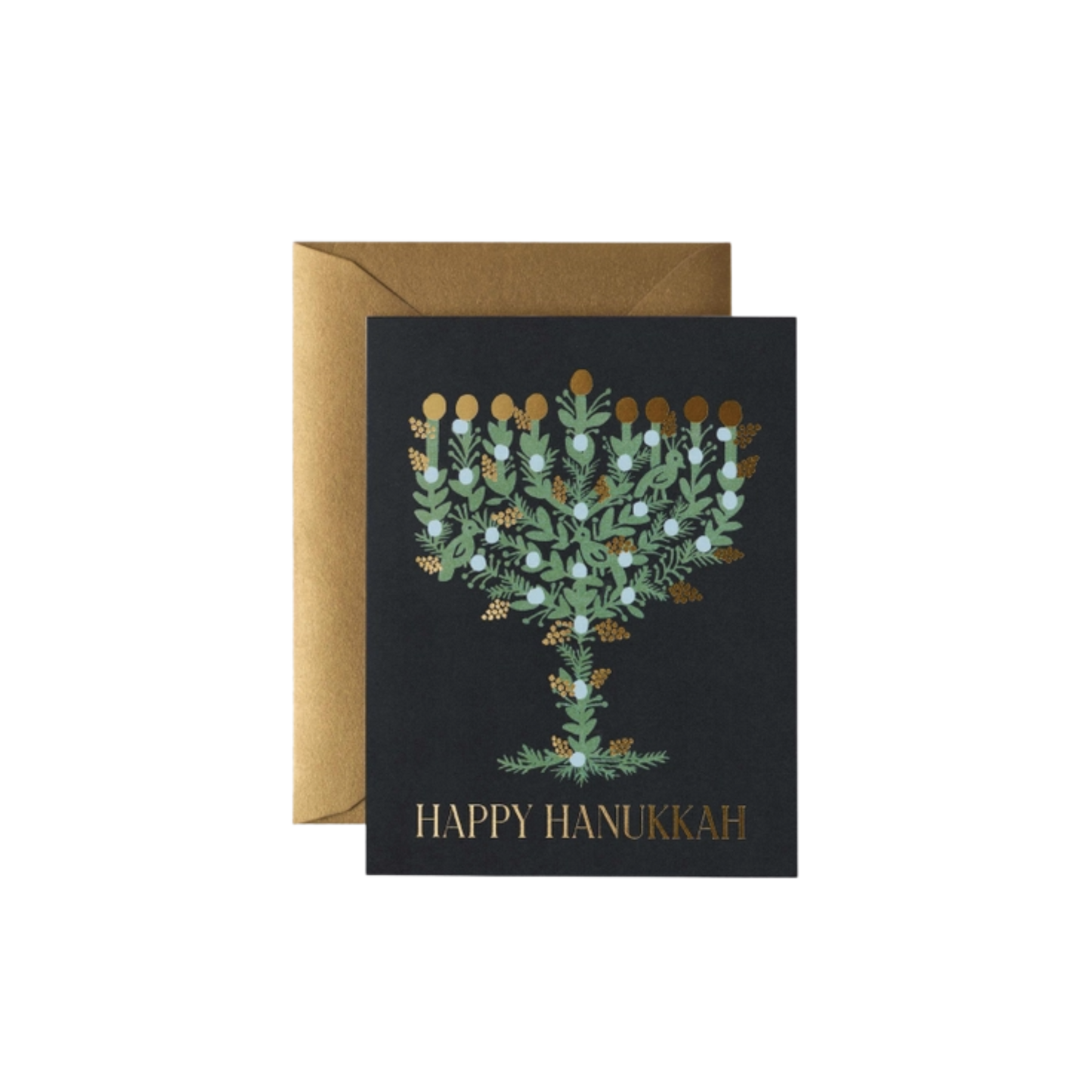 Laurel Menorah Card