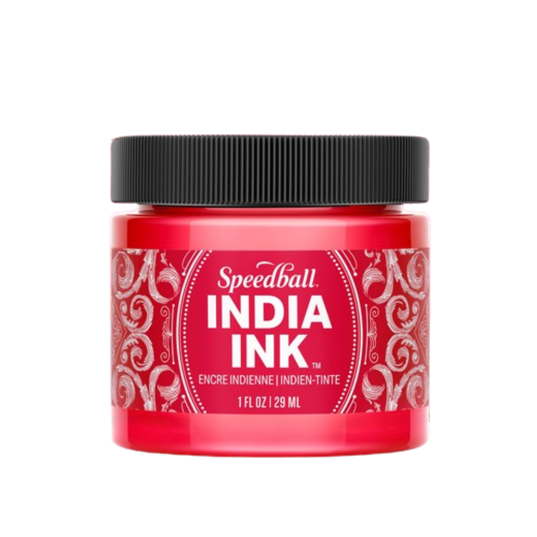 Speedball India Ink 1oz - Ruby