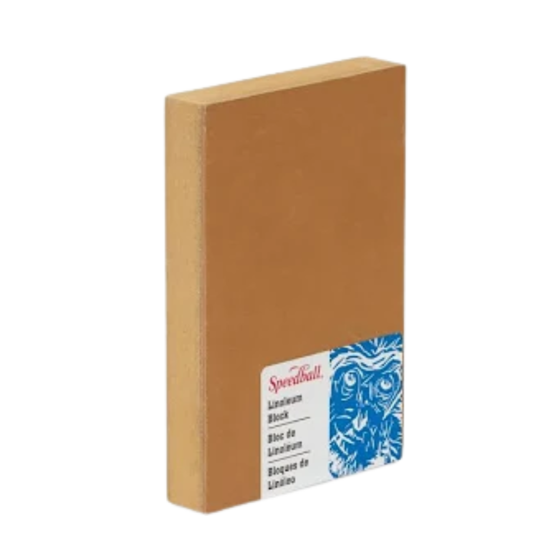 Linoleum Block Smokey Tan - 4x6