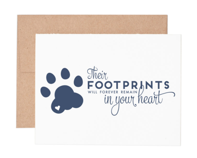 Pet Sympathy Greeting Card