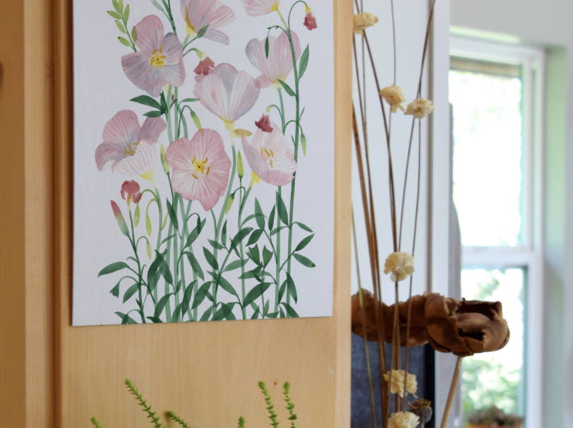 Primroses Art Print- 11"x14"