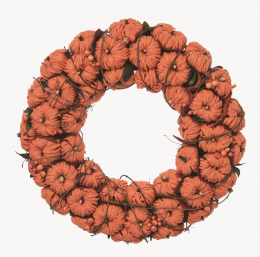 Bunched Mini Pumpkins Wreath
