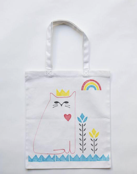 Cat Love Tote Stencil Kit