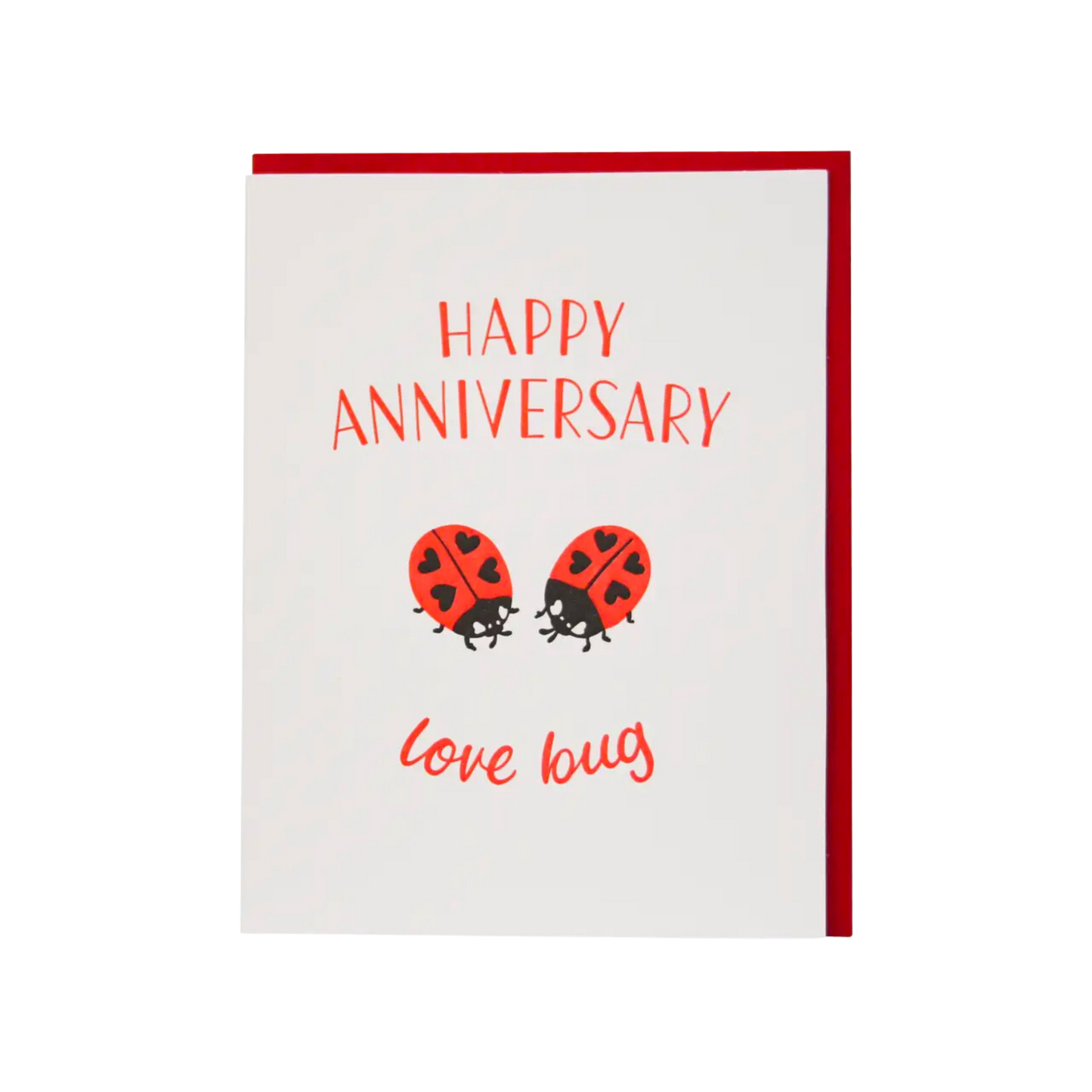 Little Ladybugs Anniversary Card