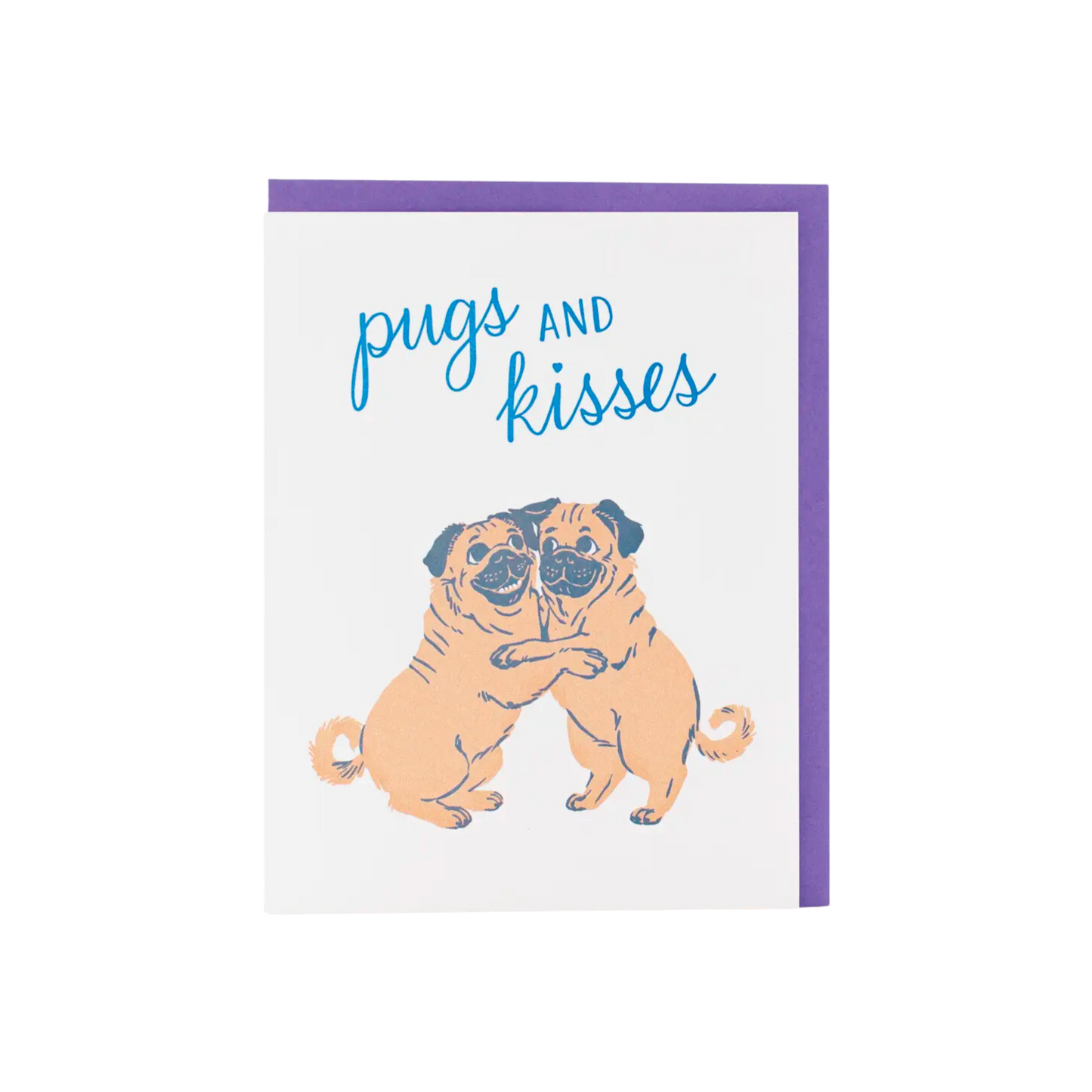 Pugs & Kisses Love Card