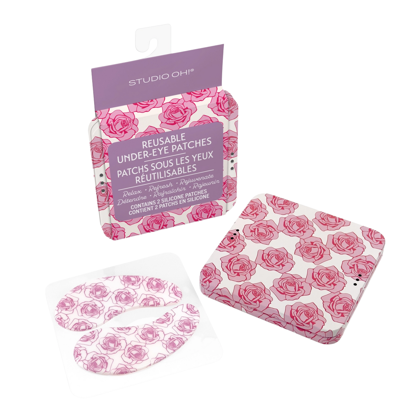 Petite Rose Reusable Under-Eye Patches
