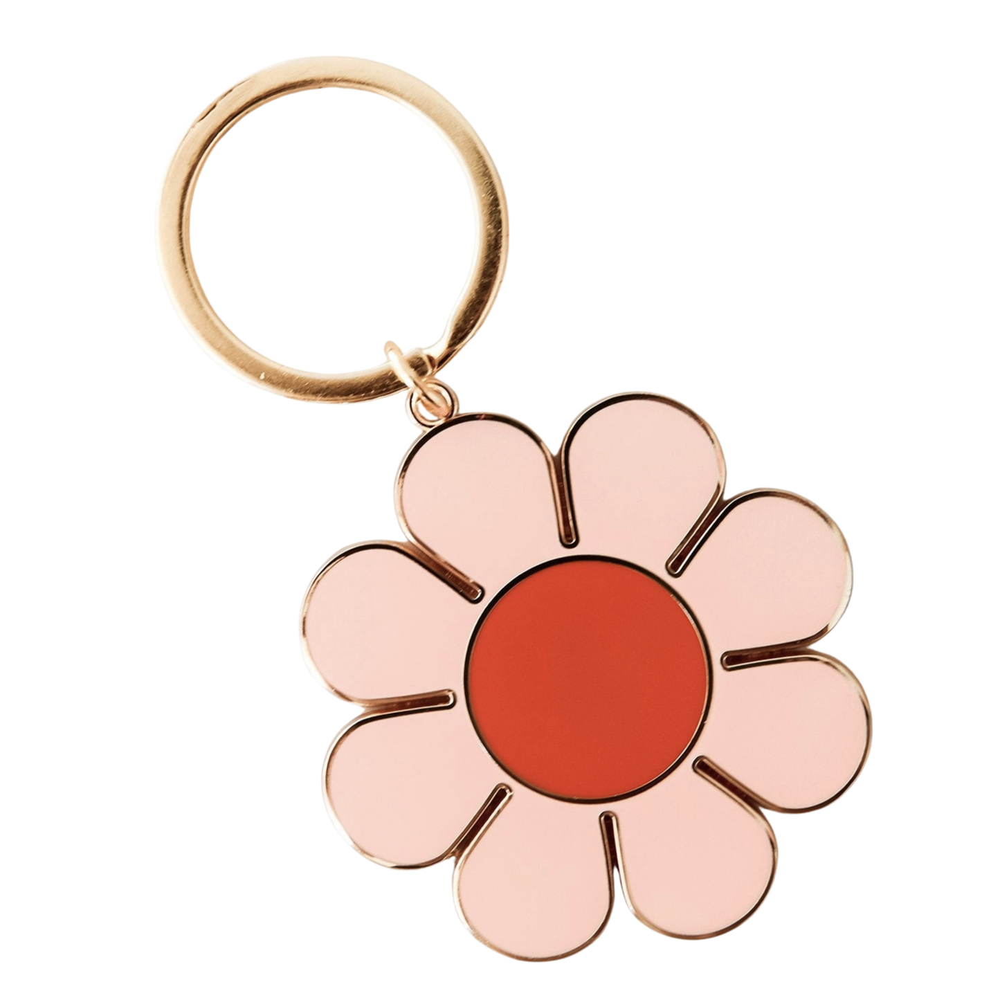 Retro Flower Keychain
