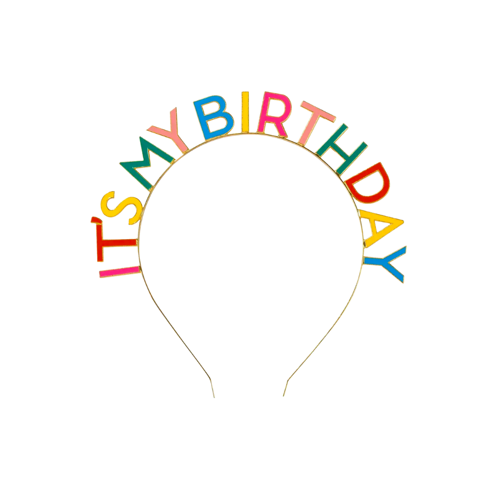 Rainbow 'It's My Birthday' Headband