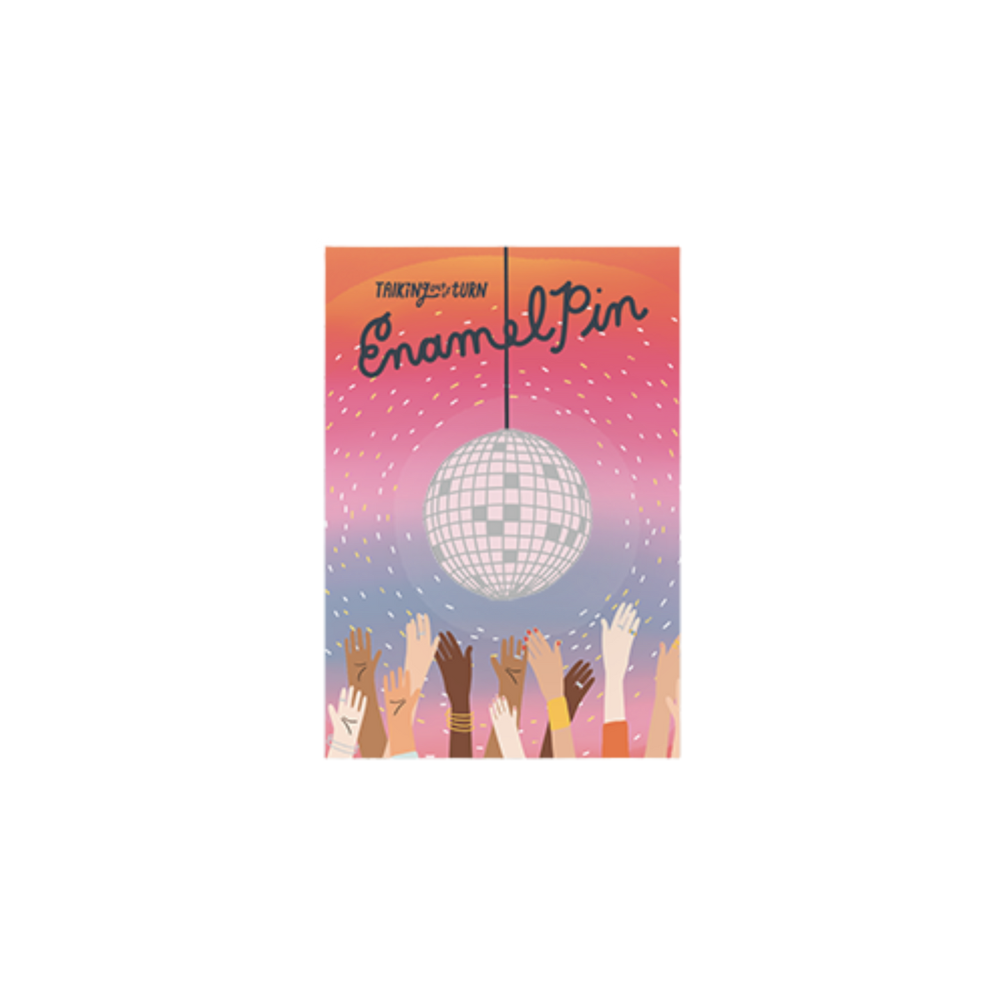 Disco Ball Enamel Pin