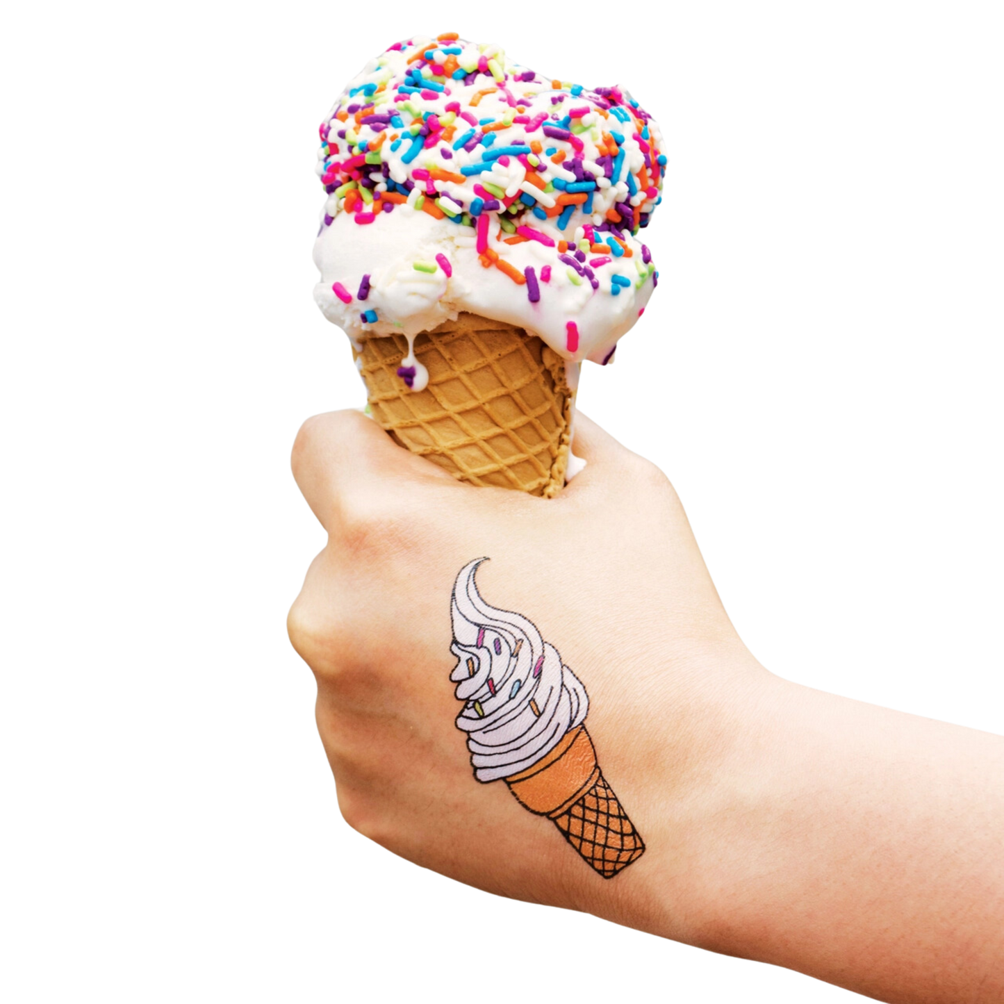 Soft Serve Tattoo Pair