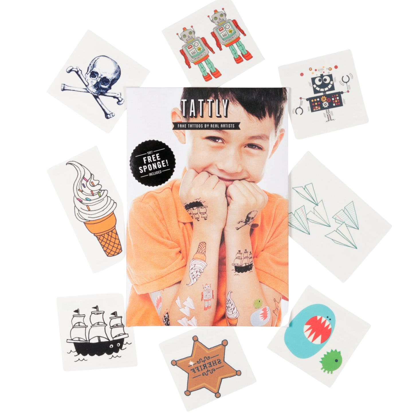 Kids Mix One Tattoo Sheet