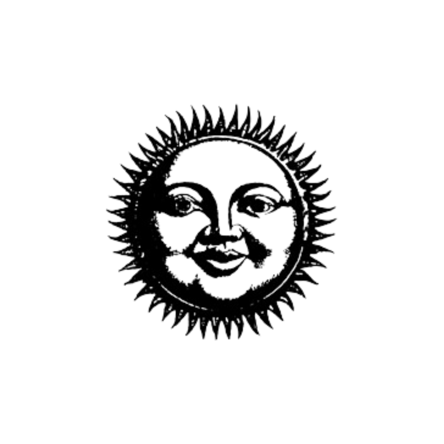 Vintage Sun Tattoo Pair