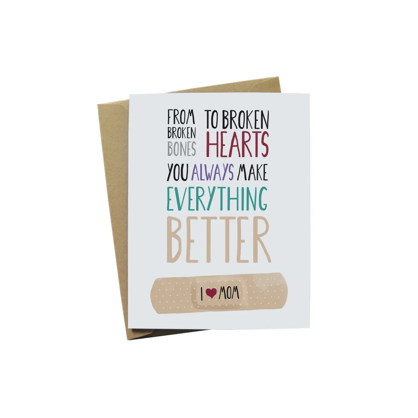 Bandaid Mother's Day Card