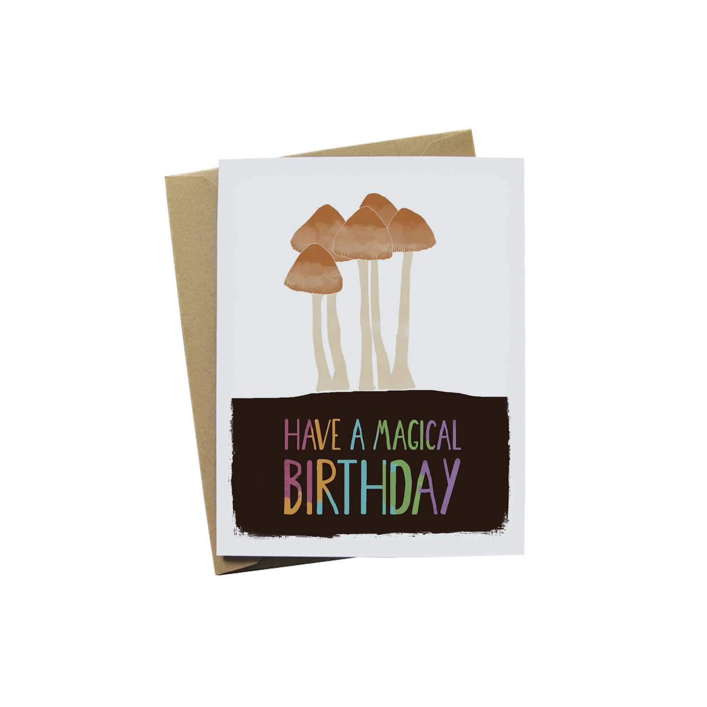 Magic Mushrooms Birthday Card
