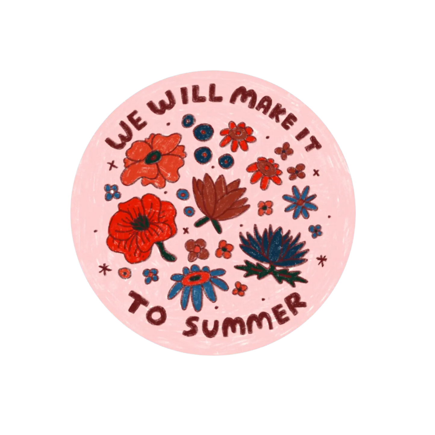 Make It To Summer Sticker
