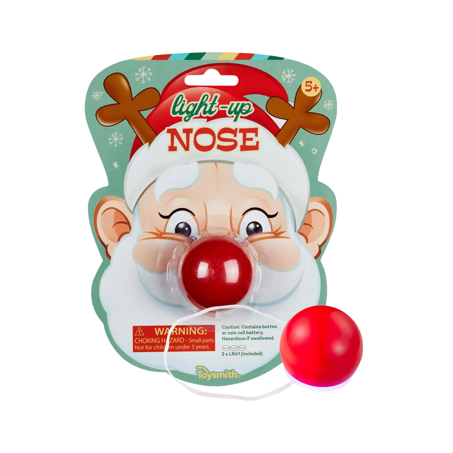 Holiday Light Up Santa Nose