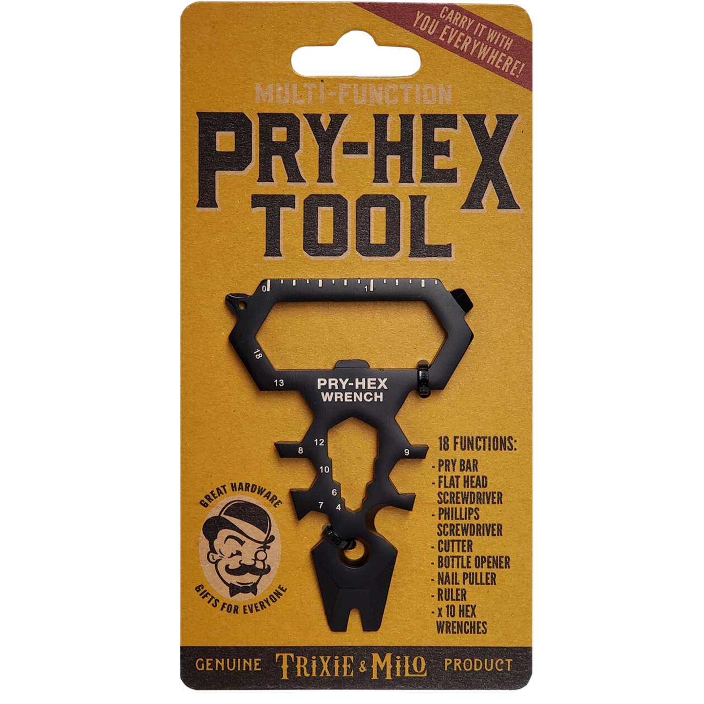 "Pry-Hex" Pry Bar Multi-Tool